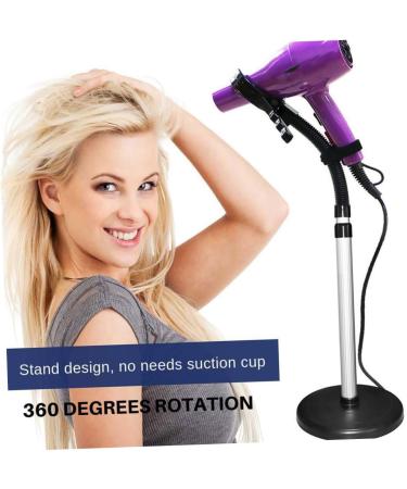 FRCOLOR 360 Hair Dryer Stand Rotating Storage Rack Hair Dryer Storage Bracket Hair Dryer Storage Rack Pet - Buy Online on GoSupps.com