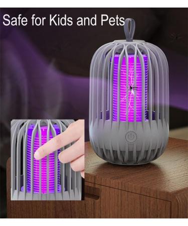 Portable Mosquito Zapper & Lamp Dual Lighting Modes LED & UV Electic Zapper Kills Bugs (2pcs) - Buy Online on GoSupps.com