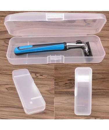 Galepromot White Transparent Razor Box - Durable Storage for Manual & System Razors Protective Cover & Container - Buy Online on GoSupps.com