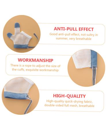 Toyvian Baby Anti-Eating Gloves - Chew Toys for Kids | Teething Relief | Thumb Sucking Guard | Baby Teether Mitts - Buy Online on GoSupps.com