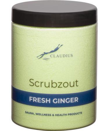 Claudius Scrub salt Fresh Ginger in handy jar 1250 grams