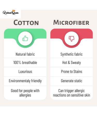 Radiant Queen Cotton Hair Towel - Purple | 100% Cotton Double Layer Material | Adjustable Size for Short, Medium, Long Hair | Anti-Frizz - Buy Online on GoSupps.com