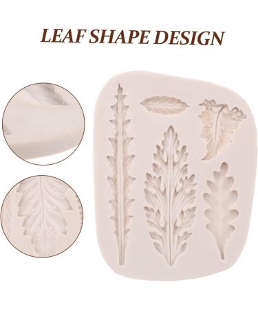 Alipis 2pcs Leaf Mold Clay Molds Cake Pops Mold Chocolate Candy Molds Silicone Mold Party Candy Mold Adorable Baking Molds Decor Small Cake Mold Chocolate Mold White Silica Gel Leaf Shape - Buy Online on GoSupps.com