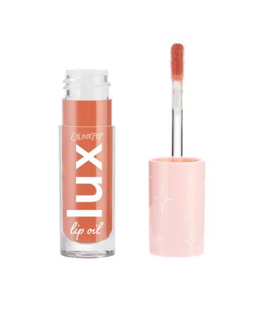 ColourPop Lux Lip Oil - Hydrating, Sheer Tinted Lip Makeup Formulated with Antioxidant-Rich Chamomile Extract & Calendula Oil - Non-Greasy, Nourishing Formula - Hot Shot (0.16 oz)