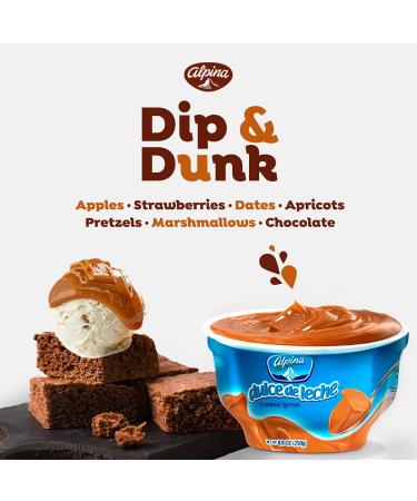 Alpina Dulce de Leche | Indulgent Caramel Sauce 17.6 oz | Perfect for Cakes, Ice Cream, and Pancakes - Buy Online on GoSupps.com