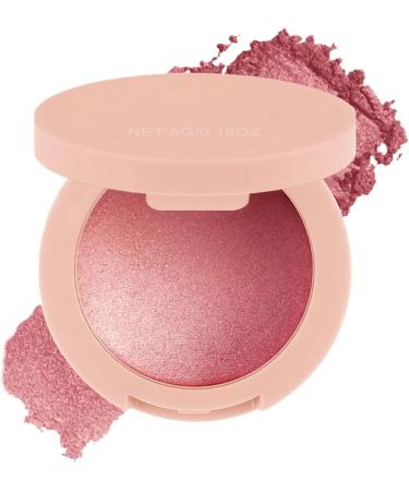 Blush For CheeksBlush Makeup for Cheeks Highly Pigmented Glitter Cosmetics Long Lasting Buildable for Women Girls Party Wedding Light Pink - Buy Online on GoSupps.com