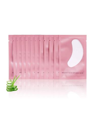 200 Pairs Set Under Eye Pads Comfy and Cool Under Eye Patches Gel Pad for Eyelash Extensions Eye Mask Beauty Tool. (Pink)