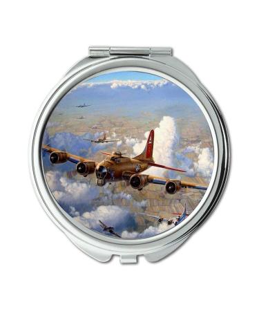 World war aircraft Mirror Travel Mirror fighter girl pocket mirror portable mirror