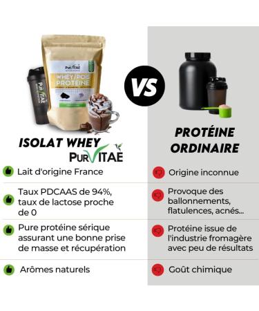 Protein Whey Peas | Milk from France | 19 Amino Acids | Digest | Natural Taste | Made in France - Buy Online on GoSupps.com