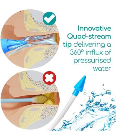 Medi Grade All-in-One Ear Wax Removal Kit - 300ml Bottle & 10ml Olive Oil Drops for Easy Ear Cleaning & Wax Removal - Buy Online on GoSupps.com