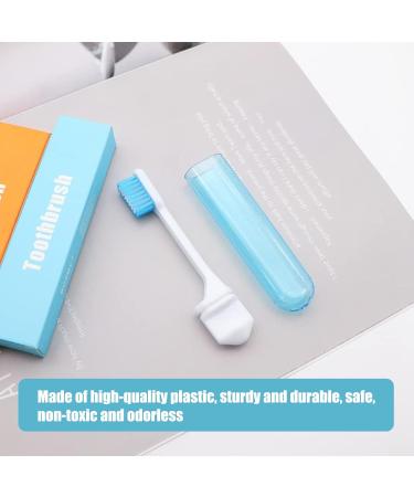 6-Piece Portable Soft Toothbrush Set - Foldable Travel & Camping Toothbrush for Kids & Adults - Ideal for Easy Packing & Hygiene - Buy Online on GoSupps.com