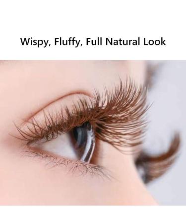 HomeSoGood 10 Pairs Brown Natural Look Wispy Cat Eye Mink False Eyelashes - Buy Online on GoSupps.com