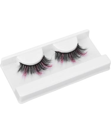 18mm Colored False Eyelashes Soft and Light Reusable Design Exquisite Appearance Suitable for Cosplay Costume Party Long Curly Pink Glitter Fake Eyelashes for Women (P7I01-3) - Buy Online on GoSupps.com