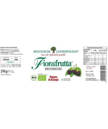 Fior di Frutta - BlackBerry 250g - Buy Online on GoSupps.com