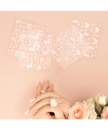 4 Sheets Rhinestones for Nails Rhinestone for Nails Pearl Nail Gems Nail Rhinestones Pearl Decor Nail Decor Pearl Rhinestones Nail Art Gems Manicure Gems False Nails Miss Glue - Buy Online on GoSupps.com