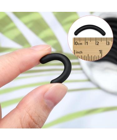 Prousky 30 Pieces Eyelash Refill Packs - Black Silicone Rubber Replacement Tools for Universal Eyelash Tongs with Transparent Storage Box - International Shipping Available - Buy Online on GoSupps.com