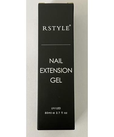Rstyle Poly Nail Gel 80ml - Pink Acrylic Gel for Professional Manicure Nail Extension & Art | UV/LED Nail Polish for Strong Natural Finish - Buy Online on GoSupps.com
