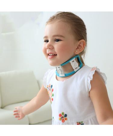 LXWYQ children's neck bandage adjustable croooked neck orthosis suitable for the age of 6 months to 7 years avoids torticollis comprehensive neck care skin -friendly silicone does not do the skin