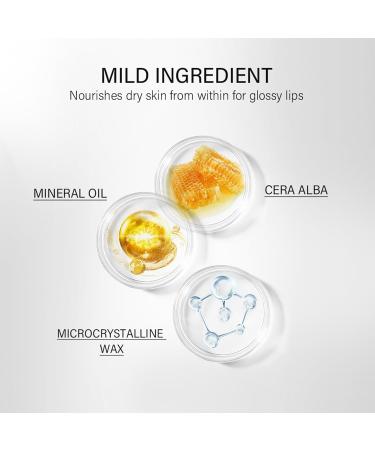 Erinde Clear Lip Balm - Hydrating Lip Treatment for Soft Smooth Lips | Natural Gloss Finish Fruit Flavour 0.33 oz - Salted Caramel 03 - Buy Online on GoSupps.com