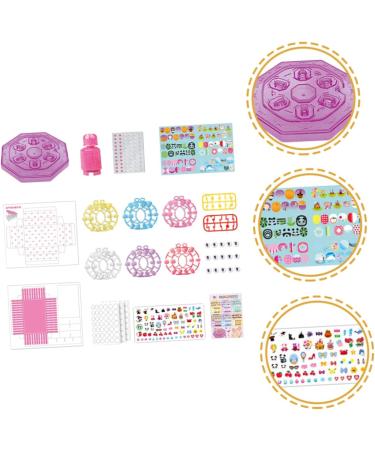 FRCOLOR 3 Sets Children's Nail Art Toys Kid Nail Polish Nail Polish for Toddlers Kids Nail Kit Kids Toys Nail Decor Kids Fake Nails Toddler Toys Birthday Present Paper 3d Girl - Buy Online on GoSupps.com