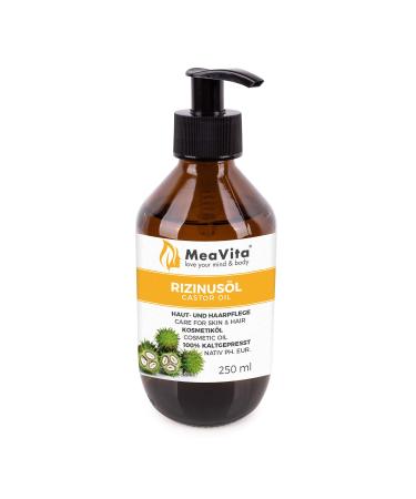 VitaFeel Castor Oil - 100% Cold Pressed | 250ml Eyelash Serum & Hair Oil | Best for Healthy Hair & Lashes - Buy Online on GoSupps.com
