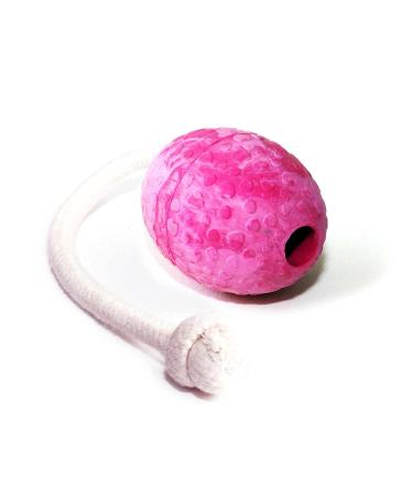 Wolters ostrich egg natural rubber with and without rope color: raspberry + rope size: M 80 x 60 mm M 80 x 60 mm raspberry + rope