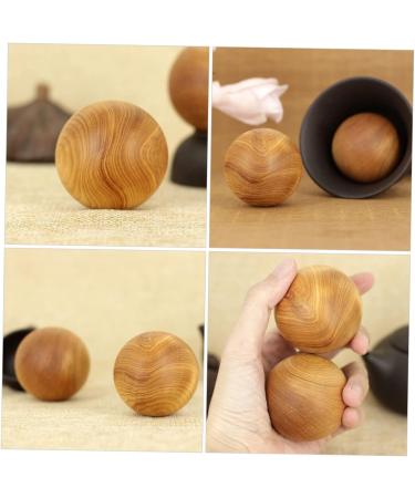 Ultechnovo 8-Piece Foot Massager Set - Wooden Massage Balls for Relaxation & Fitness | Hand Rolling & Baoding Balls - Buy Online on GoSupps.com