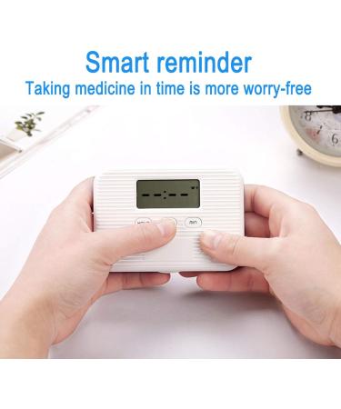 BrilliantDay Electronic Pill Timer-Reminder - Automatic Medication Dispenser with Alarms Clock - Buy Online on GoSupps.com