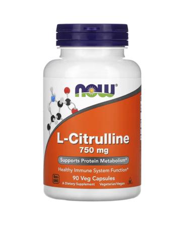 Now Foods: L-Citrulline Cardiovascular Health 750mg 90 caps (2 pack)