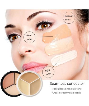 6 Colors Contour & Concealer Palette with Brushes - Facial Color Corrector, Bronzer, Highlighter - Makeup Kit - Buy Online on GoSupps.com