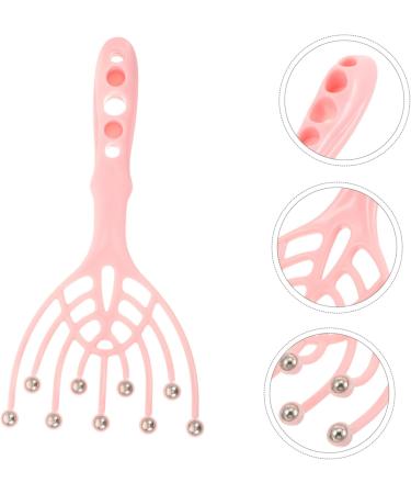 Orfofe Head & Hand Massager - Scalp & Hair Massage Tool | Relaxing Pink Claw for Ultimate Relaxation - 20x9.5cm - Buy Online on GoSupps.com