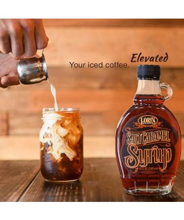 French Connection LLC Loris Salt Caramel & Vanilla Maple Syrup - 8 oz - Buy Online on GoSupps.com
