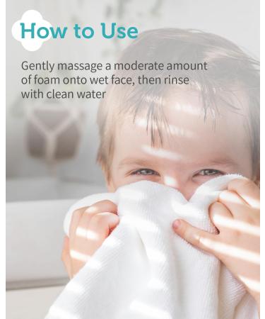 GOONGBE Kids' Bubble Facial Cleanser - Korean Kids Low pH Bubble Foam Face Wash - Gentle Cleansing & Hydrating with Panthenol and Amino Acids - Allergen Free Scent 3.38 fl.oz. Original - Buy Online on GoSupps.com