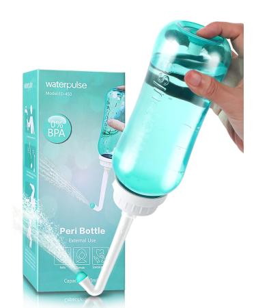 Peri Bottle Po Dusche Bidet - Podusche 500ml Popodusche with 2 nozzles vaginal shower with button bidetlity intimate shower shower woman toilet intimate shower blue portable (green)