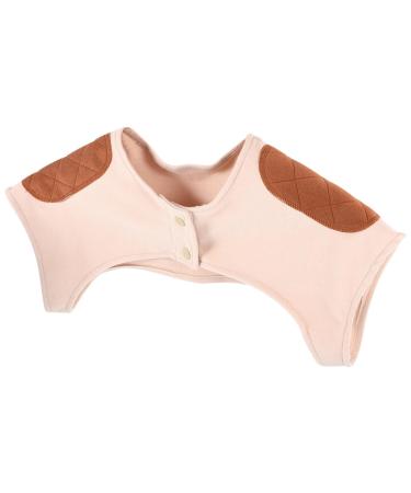 Healvian Shoulder Support Brace Winter Warm Shoulder Strap Guard Pad Stability Brace Adjustable Shoulder Warp Sleeve Protector with Patch Assorted Color 51.00X26.00X1.00CM