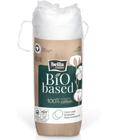 Bella Organic Cotton Pads - 4 x 60 Pieces | Eco-Friendly & Versatile Cotton Pads for Home & Travel - Buy Online on GoSupps.com