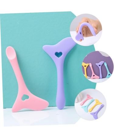 DRESSOOS Eyelashes Kit Eyeliner Aid Silicone Molds Eyeliner Stencils Reusable Eyeliner Applicator Tool Protection Spoon 11.7X5.9CM Violet - Buy Online on GoSupps.com