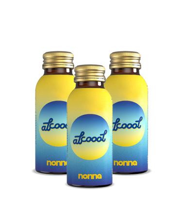 NONNA LAB - Alcohol - Pack of 3 x 100 ml - Recovery & Rehydration - 5-in-1 Action Food Supplements - Vegan & Gluten Free Drink