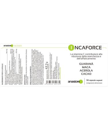 Anastore Incaforce Multi-Vitamin Fatigue/Concentration Disorders/Immune Weakness/Desire Disorders - Buy Online on GoSupps.com