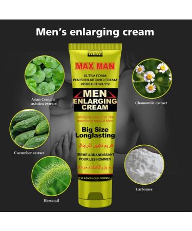 Men s Massage Cream for Enhanced Performance - Longer Thicker Stronger | 50g Yellow | International Shipping Available - Buy Online on GoSupps.com