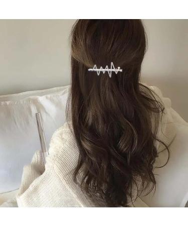 Yheakne Vintage Pearl Crystal Hair Clip Gold Cz Hair Pin Clip Rhinestone Hair Barrette Pin Shine Crystal Headpieces Decorative Bobby Pins Headwear Pearl Head Clip Hair Accessories for Women and Girls - Buy Online on GoSupps.com