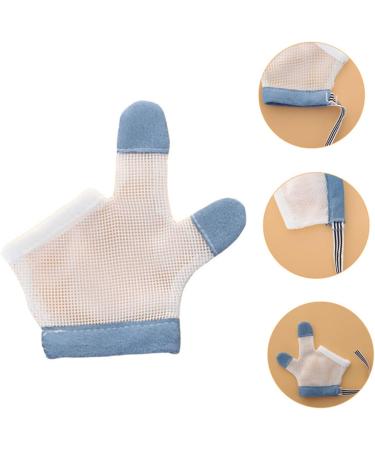 Toddmomy 4 Pairs Anti-Eating Gloves Infant Outdoor Toys Munch Mittens for Babies Silicone Mitts Baby Sucking Thumb Thumb Guard Teething Toys Yarn Gloves Kids Mitt Breathable Gloves Nylon As Shown 1x4pcs 11.5X6.5CMx4pcs - Buy Online on GoSupps.com