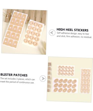PLAFOPE 3 Pieces Protection Pad Bandages Toe Cushions for Corns Prevention Pads U Shaped Corn Pad Label Sticker Foot Sole Stickers Foot Patch Protector Foot Pastes Eva Foam - Buy Online on GoSupps.com