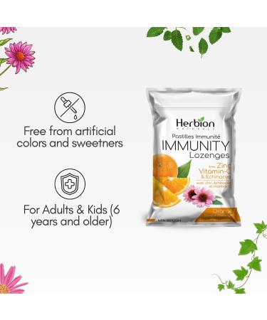 HERBION Orange Immunity Lozenges 25 CT - Buy Online on GoSupps.com