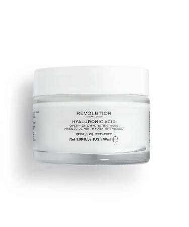 Revolution Skincare London - Hyaluronic Acid Overnight Hydrating Face Mask 50ml | Intense Hydration for All Skin Types | Shop Internationally - Buy Online on GoSupps.com
