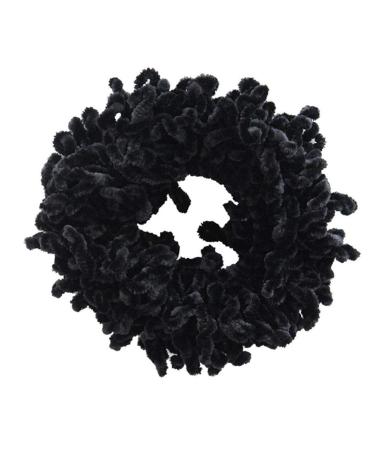 Volumising Scrunchie Big Hair Tie Ring Hijab Volumizer Khaleeji Headwear for Women Black Modeling Decoration