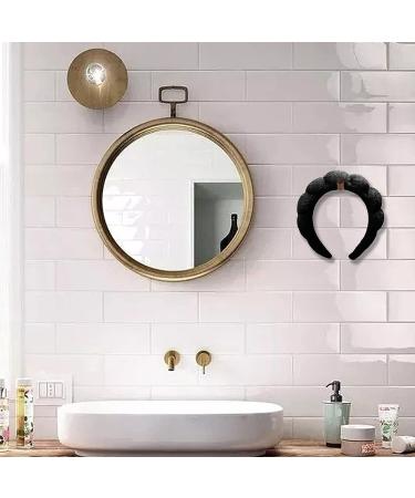 KVIFIVK Women's Spa Headband Towel Cloth for Washing Face, Makeup Removal, Shower - Black - Buy Online on GoSupps.com