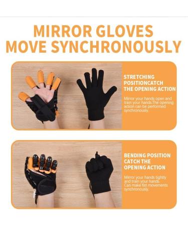 Rehabilitation Robot Gloves Hemiplegia Stroke Arthritis Hand Finger Rehabilitation Trainer Robot Rehab Gloves RIGHT HAND-XL - Buy Online on GoSupps.com