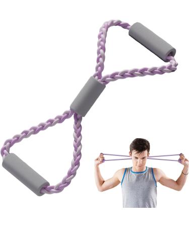 Resistance Bands for Arms Resistance Arm Exercise Bands Figure 8 | Elastic Arm Workout Bands with Padded Handles Shoulder Exercise Equipment for Yoga Gym - Buy Online on GoSupps.com