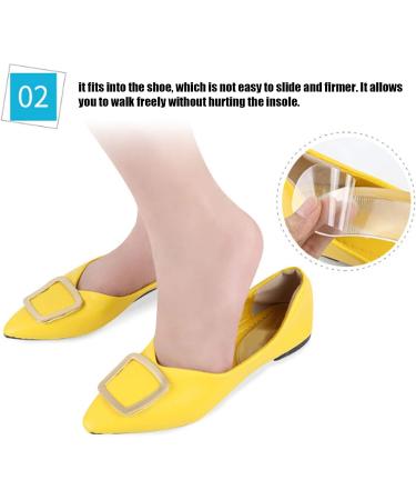 Heel Wedge Inserts - 5 Pairs of Silicone Orthopedic Gel Heel Protectors for Ultimate Comfort - Buy Online on GoSupps.com